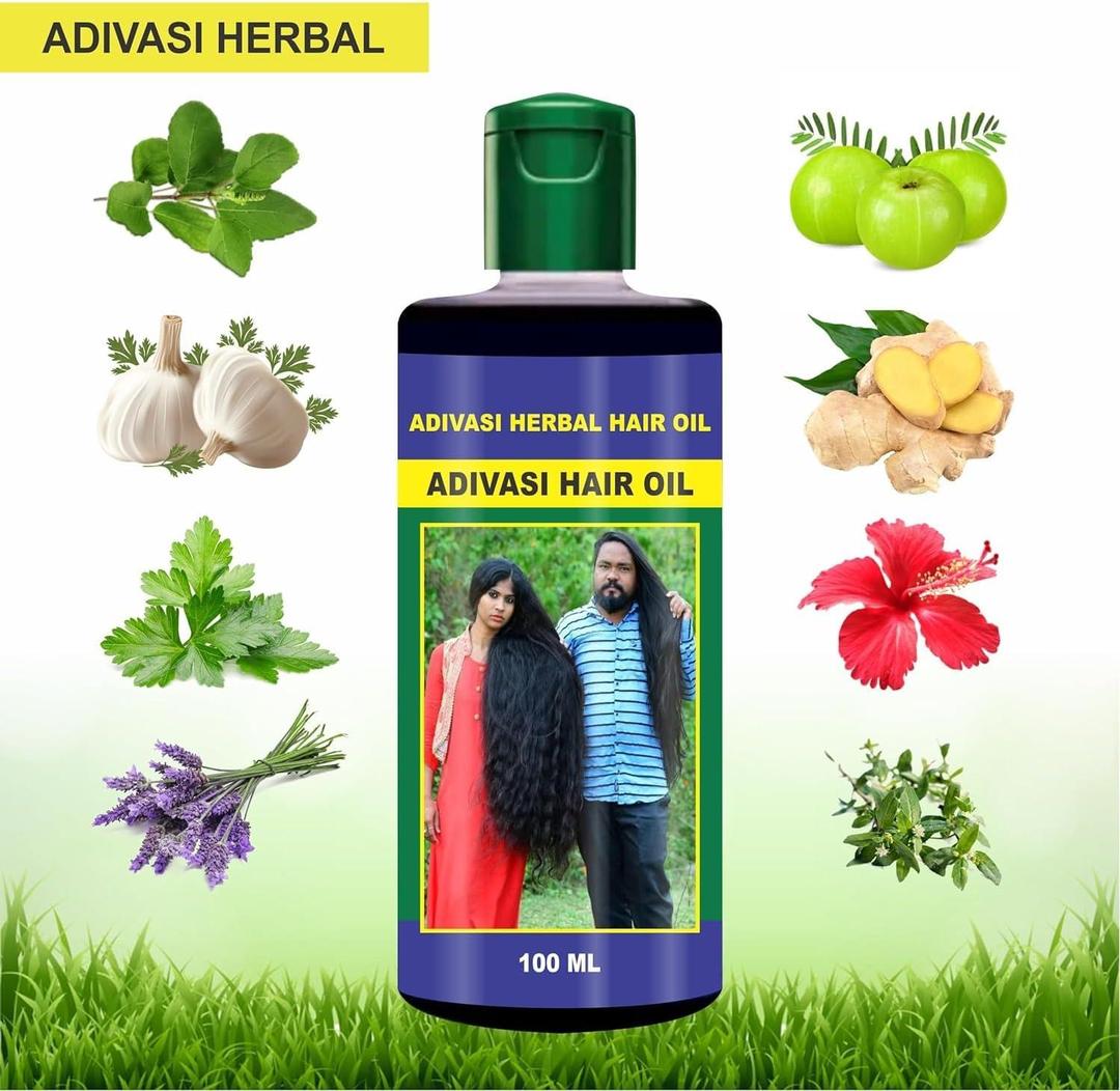 Vishwambhari Natural Hair Growth Oil and Shampoo Kit