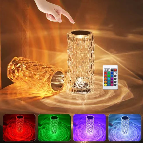 16 Colors Crystal Lamp